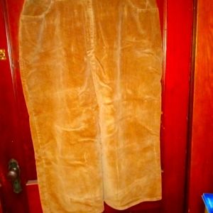 Sag Harbor Sport Tan Corduroy Long Skirt XL 2 Front Pockets